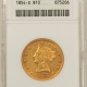 $5 1908-D $5 INDIAN HEAD GOLD HALF EAGLE – PCGS MS-64 FLASHY, LUSTROUS, UNDERRATED! $5 1908-D $5 INDIAN HEAD GOLD HALF EAGLE – PCGS MS-64 FLASHY, LUSTROUS, UNDERRATED!