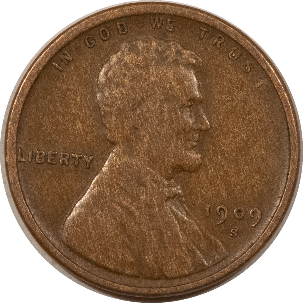Lincoln Cents (Wheat) 1909-S LINCOLN CENT – HIGH GRADE CIRCULATED EXAMPLE! Lincoln Cents (Wheat) 1909-S LINCOLN CENT – HIGH GRADE CIRCULATED EXAMPLE!