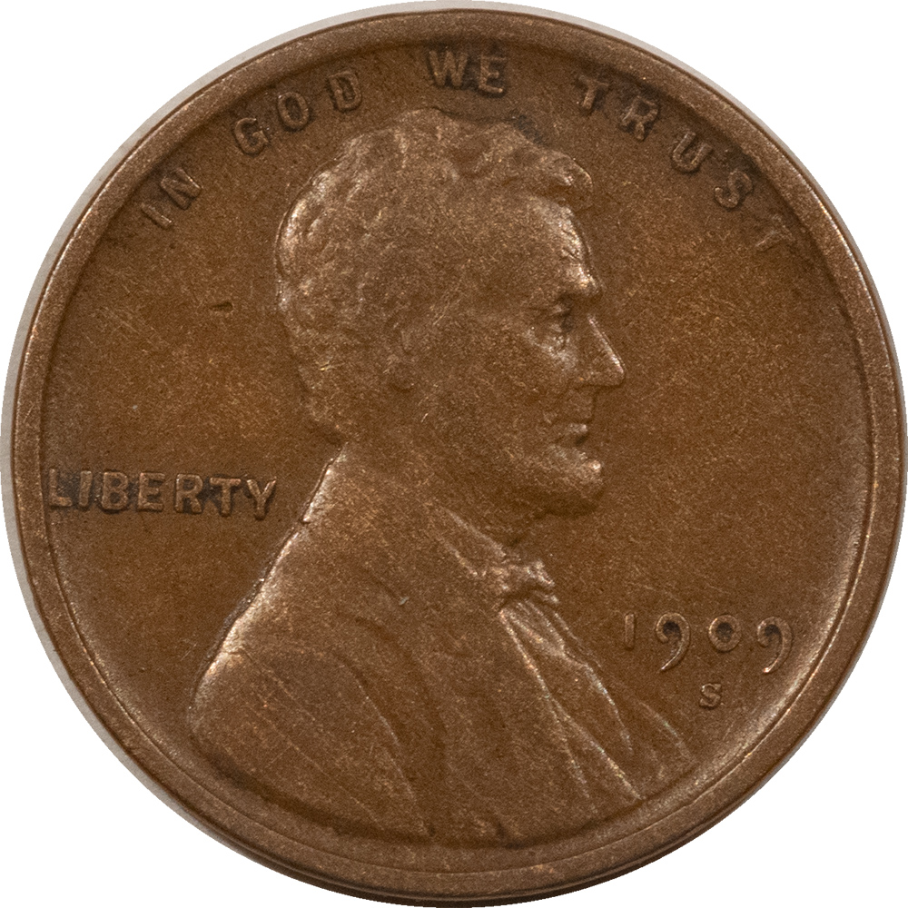 Lincoln Cents (Wheat) 1909-S LINCOLN CENT – HIGH GRADE CIRCULATED EXAMPLE! Lincoln Cents (Wheat) 1909-S LINCOLN CENT – HIGH GRADE CIRCULATED EXAMPLE!