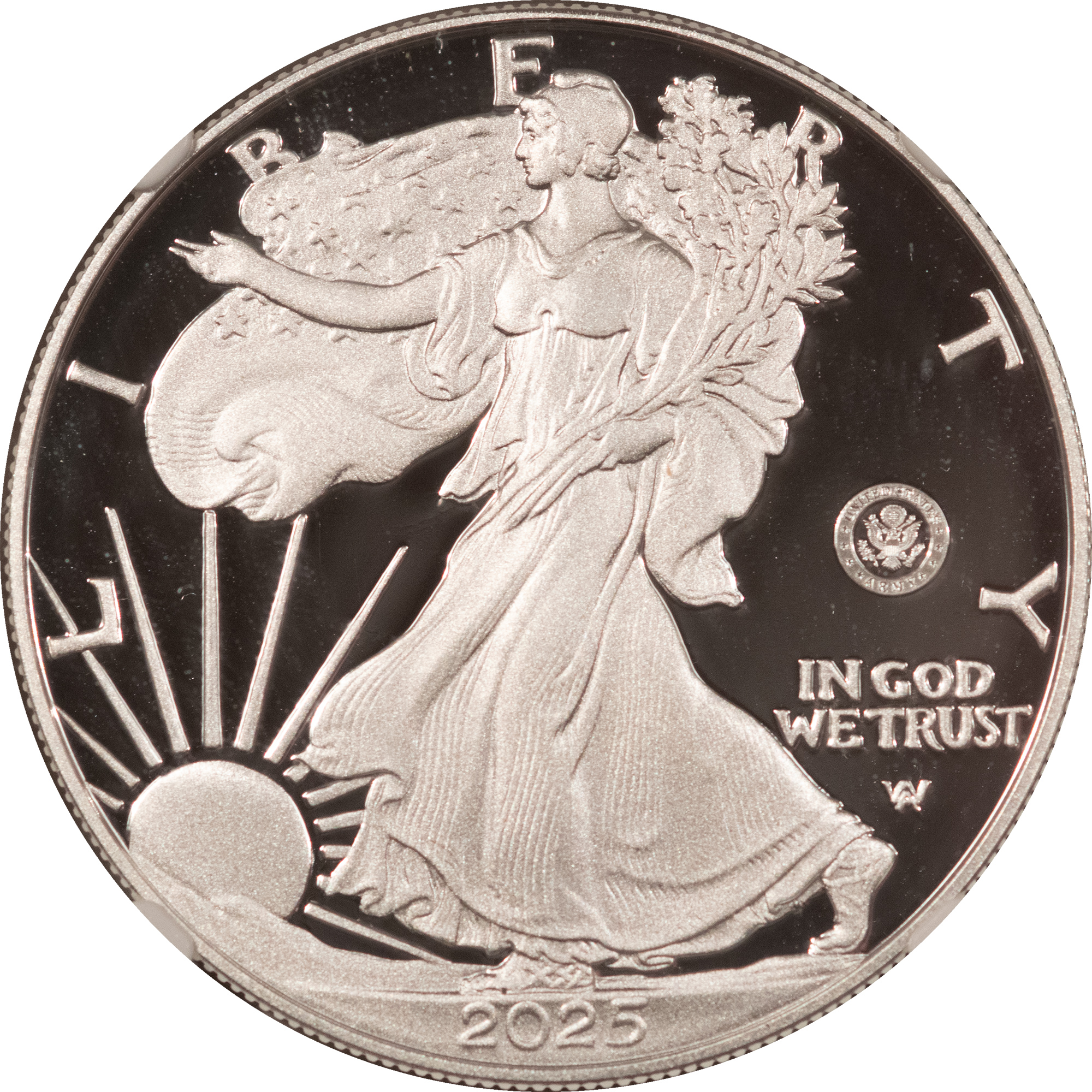 American Silver Eagles 2025-W $1 AMERICAN SILVER EAGLE 1 OZ .999 US ARMY 250TH ANN PRIVY NGC PF-70 UCAM American Silver Eagles 2025-W $1 AMERICAN SILVER EAGLE 1 OZ .999 US ARMY 250TH ANN PRIVY NGC PF-70 UCAM