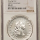 Civil War & Hard Times 1863 CIVIL WAR TOKEN F-117/420a WASHINGTON-EXCHANGE – NGC MS-64 BN, PRETTY!