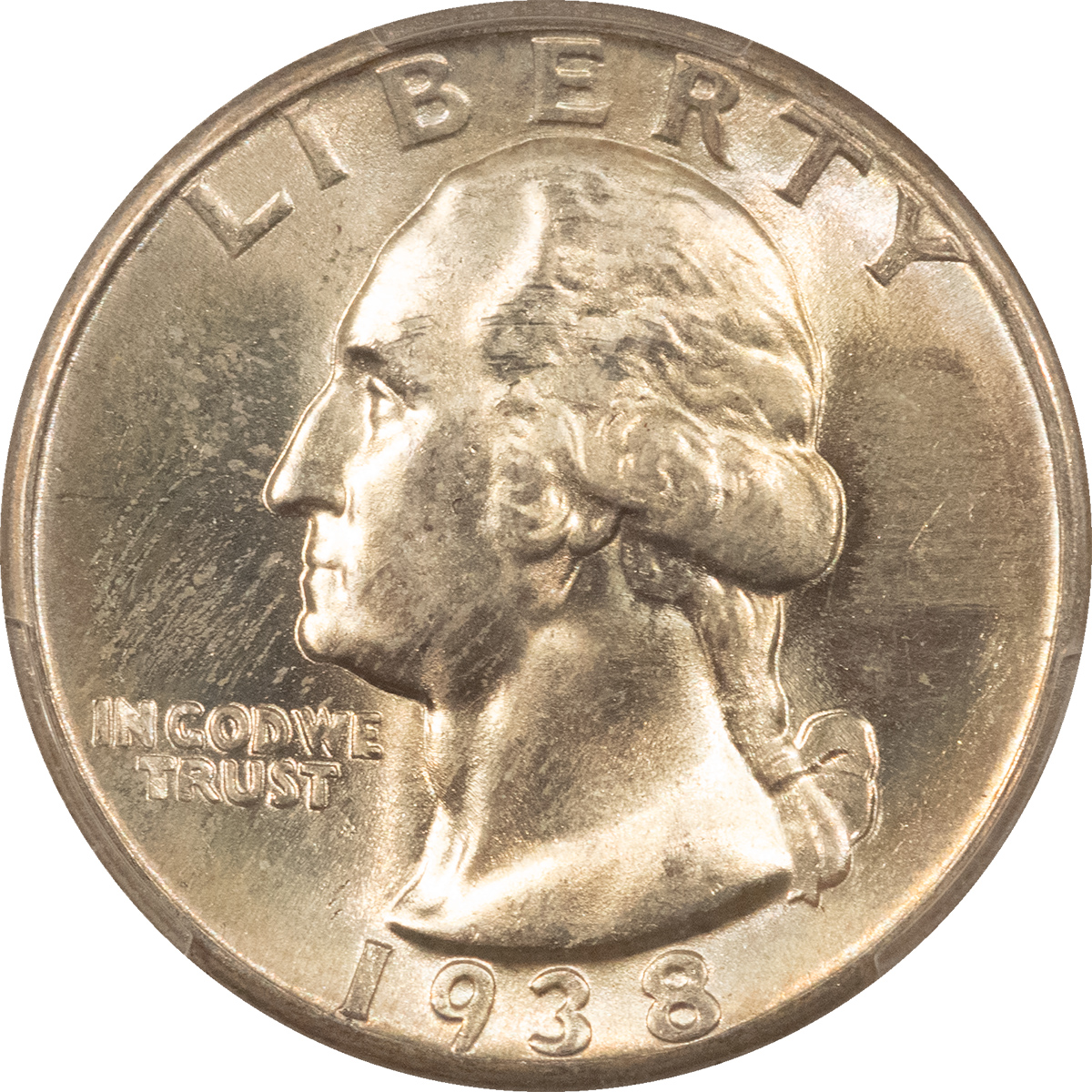 New Certified Coins 1938 WASHINGTON QUARTER – PCGS MS-64 FRESH WHITE & LUSTROUS New Certified Coins 1938 WASHINGTON QUARTER – PCGS MS-64 FRESH WHITE & LUSTROUS