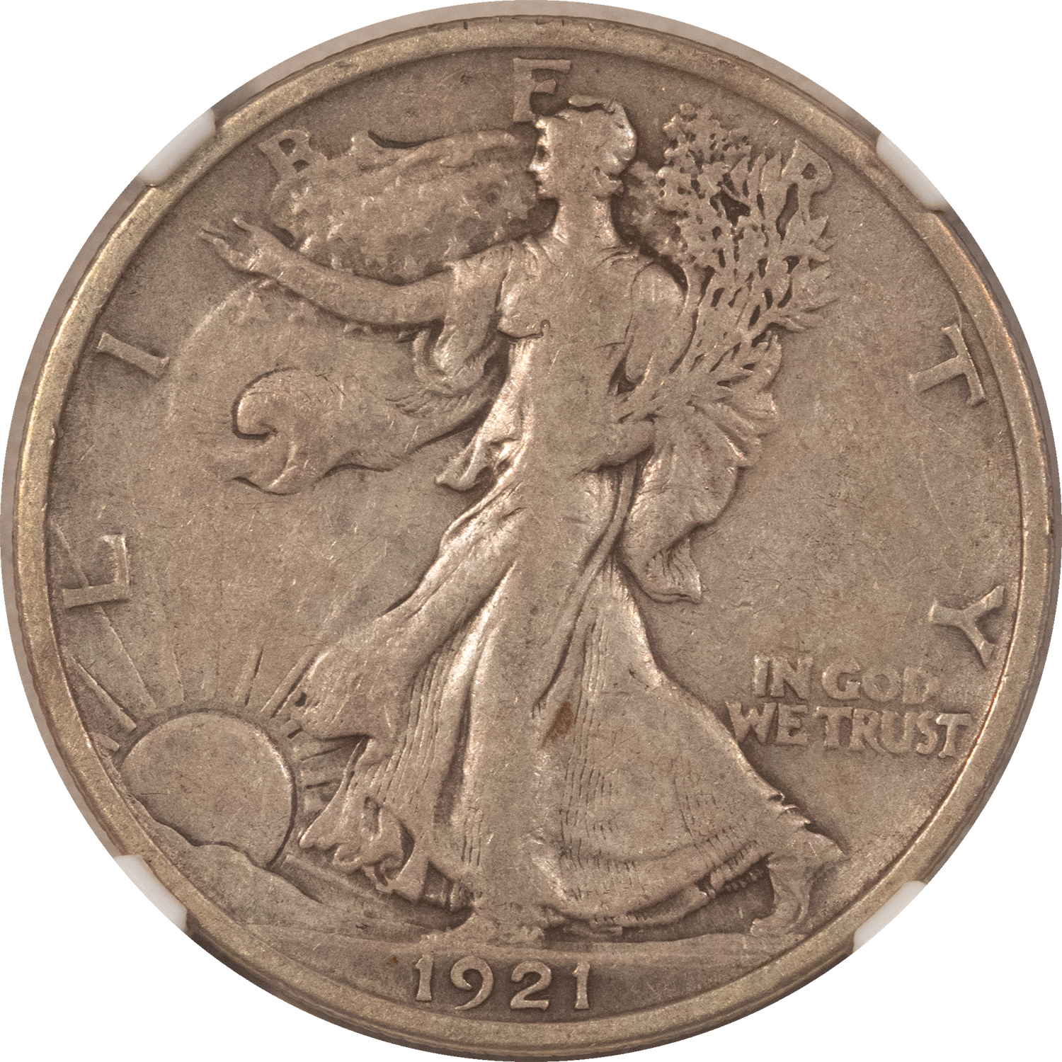 CAC Approved Coins 1921 WALKING LIBERTY HALF DOLLAR – NGC VF-20, PERFECT SURFACES! CAC APPROVED! CAC Approved Coins 1921 WALKING LIBERTY HALF DOLLAR – NGC VF-20, PERFECT SURFACES! CAC APPROVED!