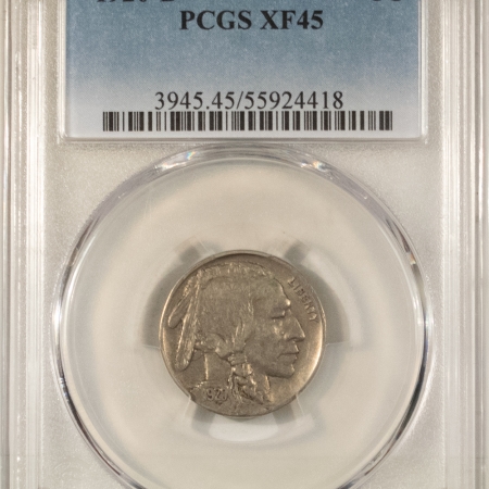 Buffalo Nickels 1920-D BUFFALO NICKEL – PCGS XF-45