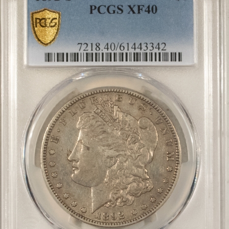 Dollars 1892-S $1 MORGAN DOLLAR – PCGS XF-40