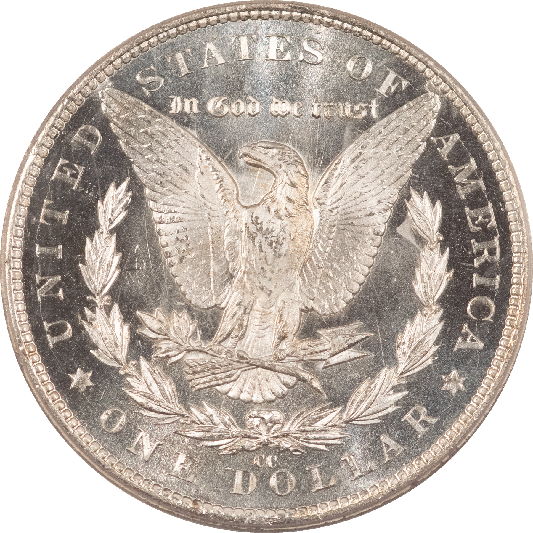 Dollars 1883-CC $1 MORGAN DOLLAR – PCGS MS-65 DMPL FRESH, FROSTY DEEP MIRROR PROOFLIKE Dollars 1883-CC $1 MORGAN DOLLAR – PCGS MS-65 DMPL FRESH, FROSTY DEEP MIRROR PROOFLIKE