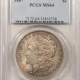 Dollars 1885-O $1 MORGAN DOLLAR – PCGS MS-64, RATTLER HOLDER & PREMIUM QUALITY!