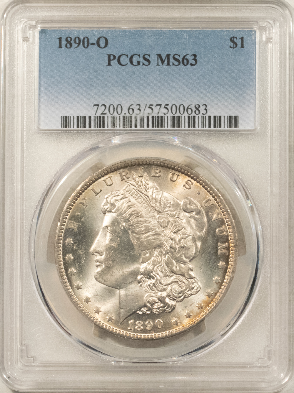 Dollars 1890-O $1 MORGAN DOLLAR – PCGS MS-63, FLASHY LUSTROUS & CHOICE! Dollars 1890-O $1 MORGAN DOLLAR – PCGS MS-63, FLASHY LUSTROUS & CHOICE!