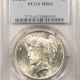 Dollars 1927 $1 PEACE DOLLAR – PCGS MS-62, BLAST WHITE!