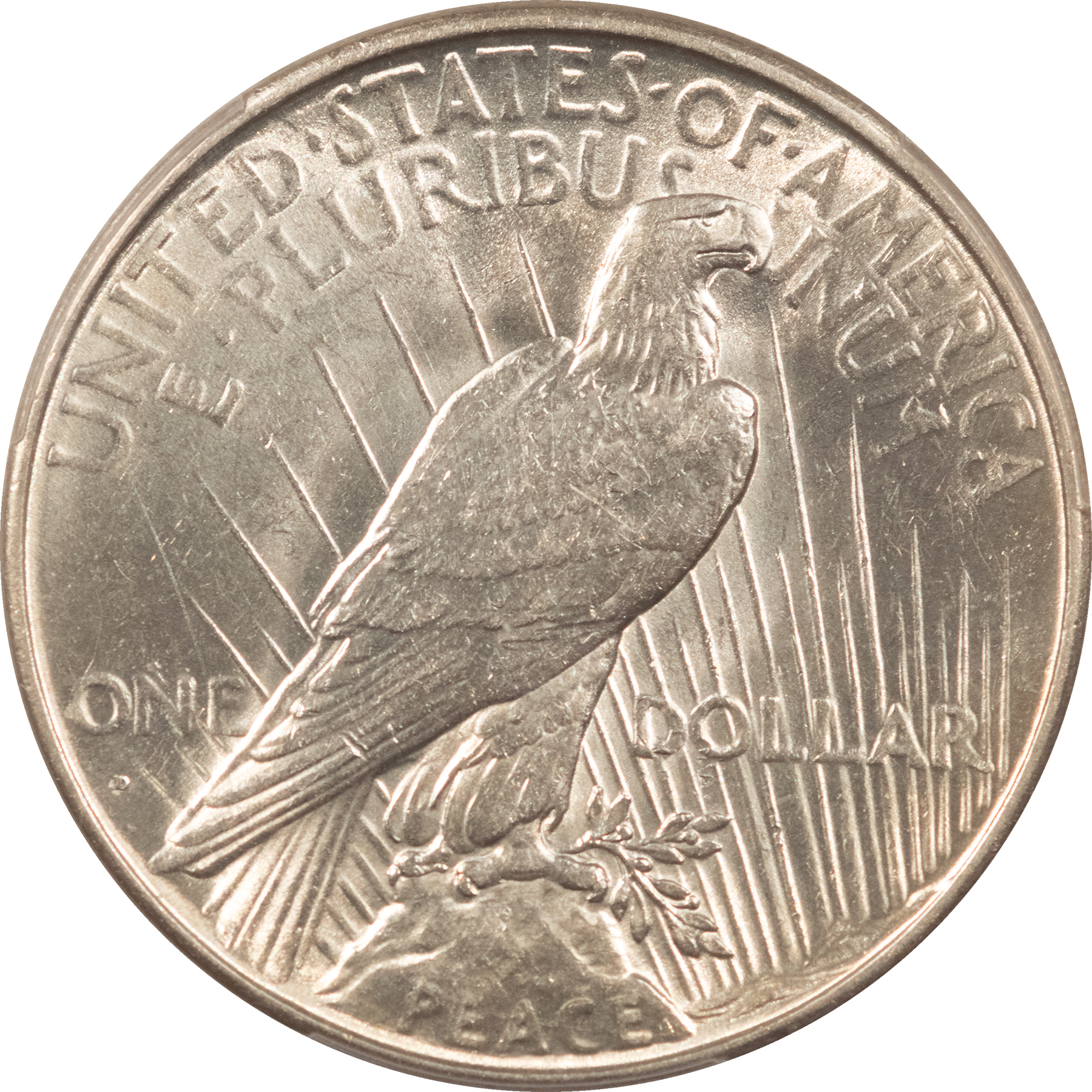 Dollars 1934-D $1 PEACE DOLLAR – PCGS AU-58, WHITE & LOOKS UNC! Dollars 1934-D $1 PEACE DOLLAR – PCGS AU-58, WHITE & LOOKS UNC!