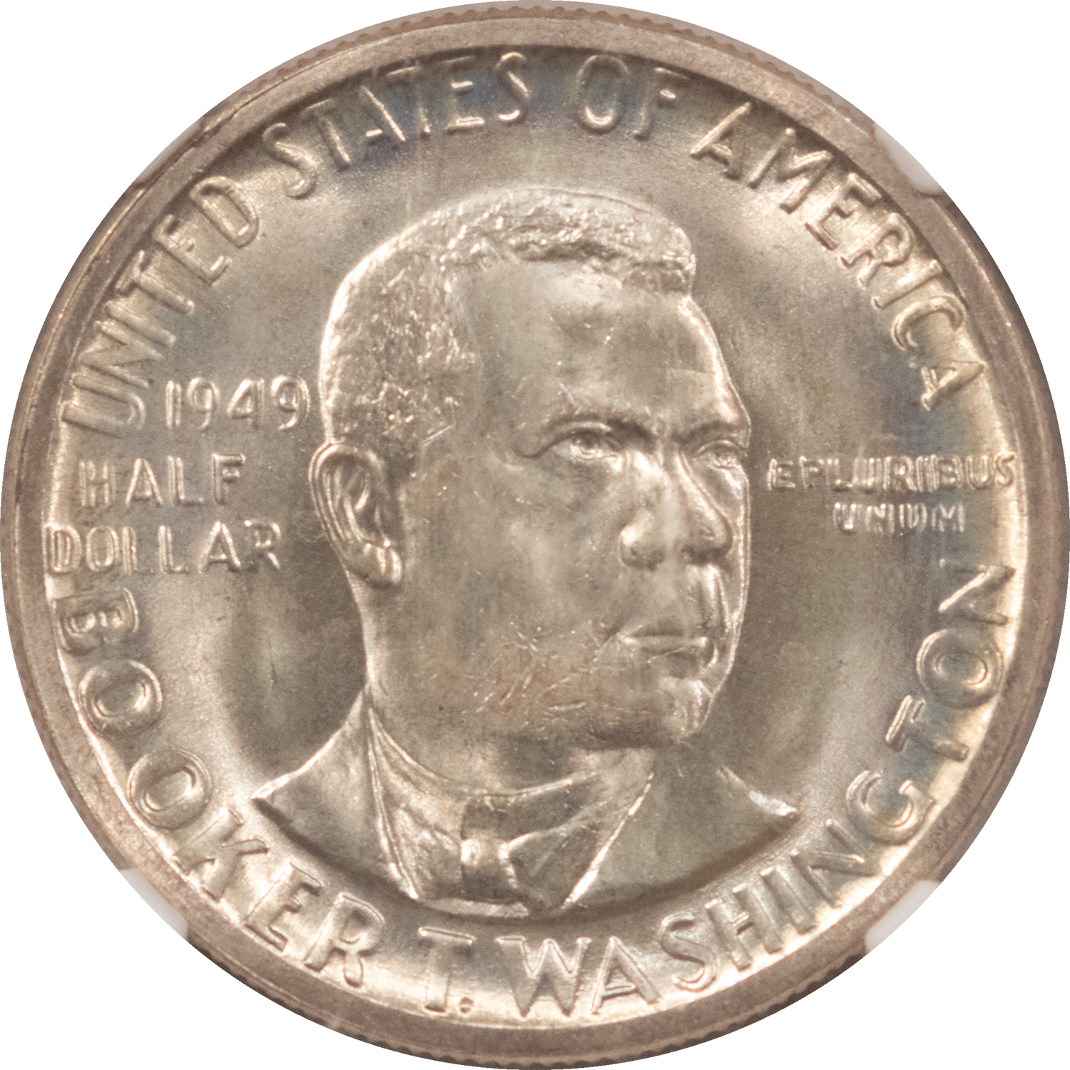 Early Commems 1949 BOOKER T. WASHINGTON COMMEMORATIVE HALF DOLLAR – NGC MS-67+ WHITE, POP 14/0 Early Commems 1949 BOOKER T. WASHINGTON COMMEMORATIVE HALF DOLLAR – NGC MS-67+ WHITE, POP 14/0