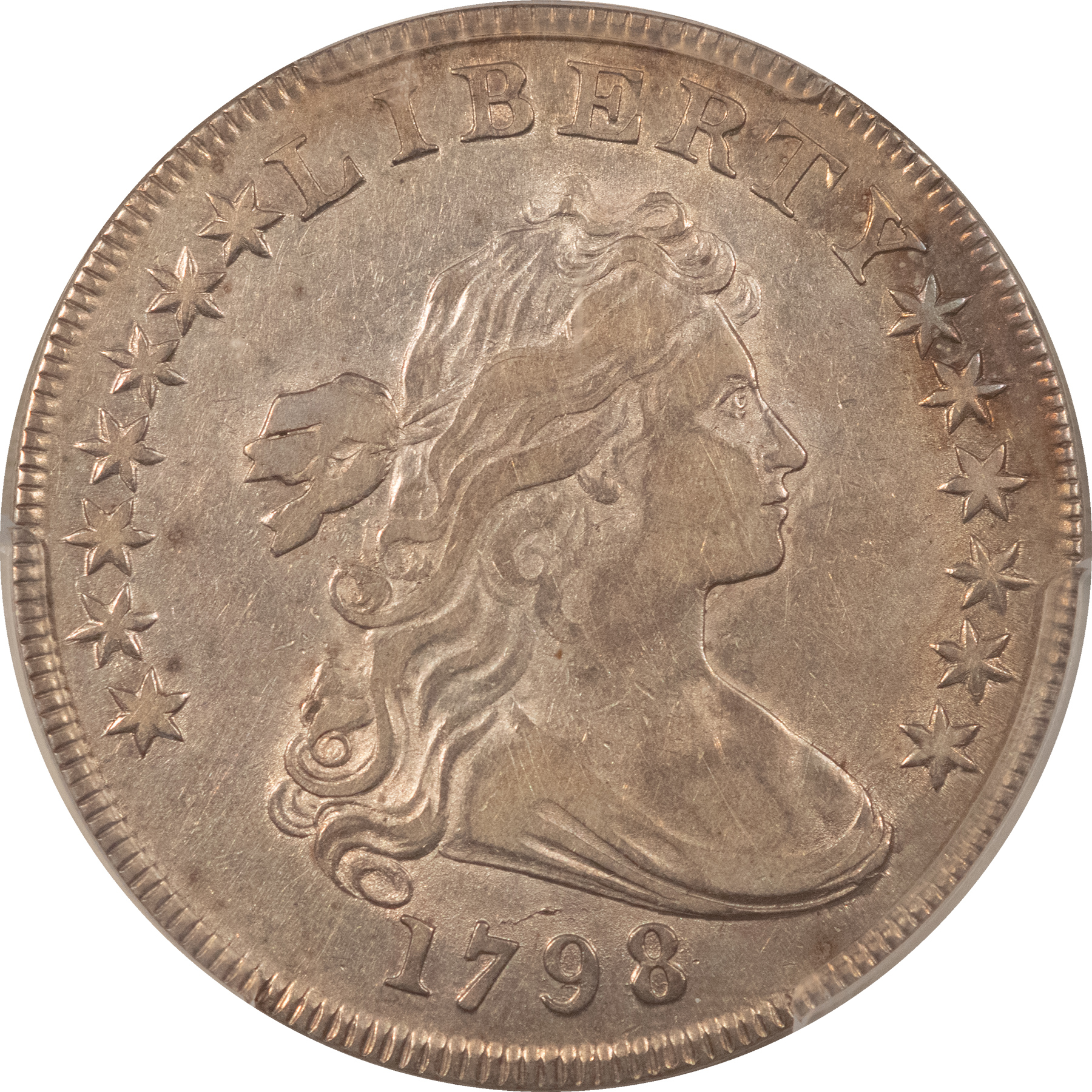 Dollars 1798 $1 DRAPED BUST DOLLAR 10 ARROWS PCGS XF-40, FRESH, LOTS OF RETAINED LUSTER! Dollars 1798 $1 DRAPED BUST DOLLAR 10 ARROWS PCGS XF-40, FRESH, LOTS OF RETAINED LUSTER!