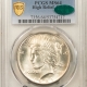 Dollars 1927 $1 PEACE DOLLAR – PCGS MS-62, BLAST WHITE!