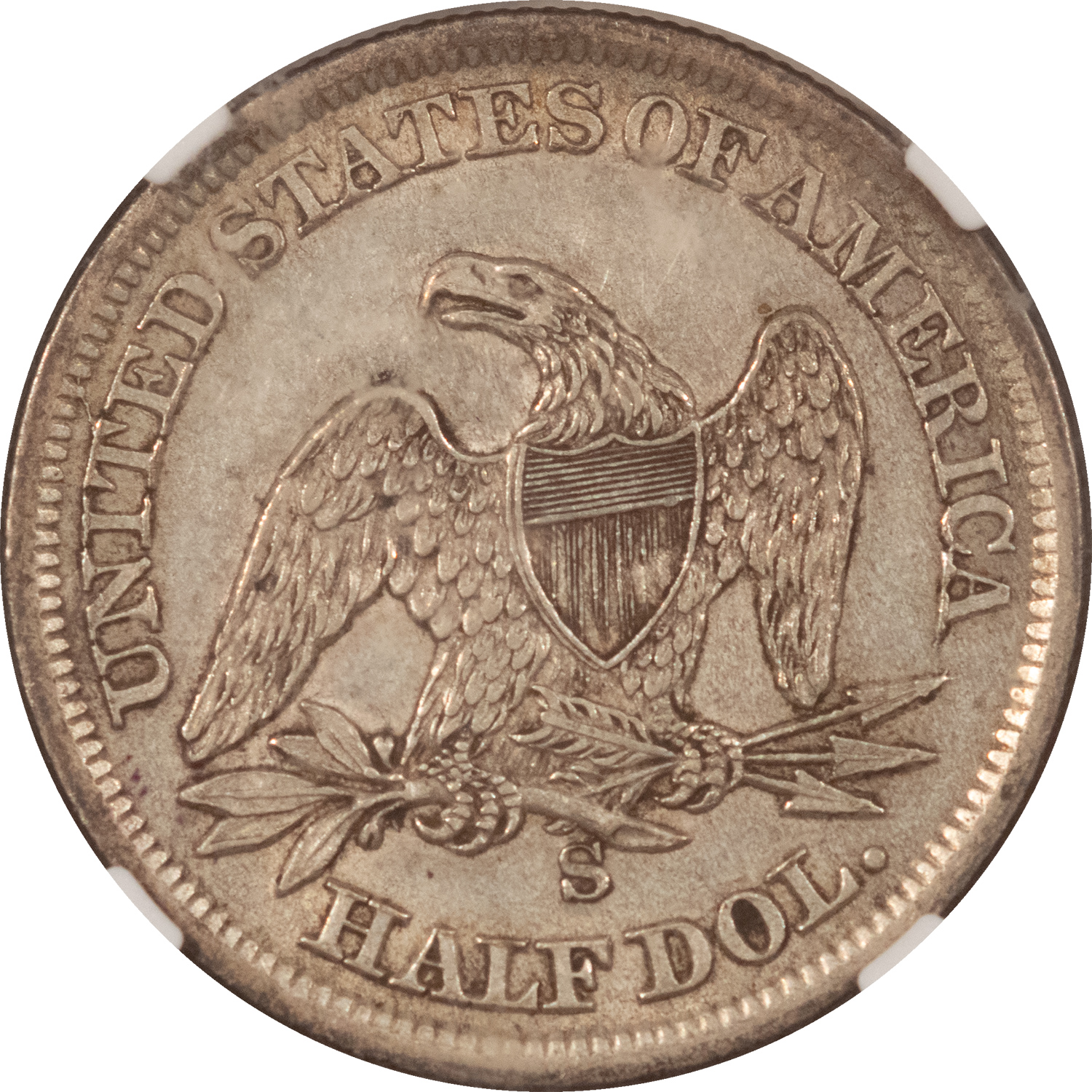 Half Dollars 1861-S SEATED LIBERTY HALF DOLLAR – NGC XF-45 Half Dollars 1861-S SEATED LIBERTY HALF DOLLAR – NGC XF-45