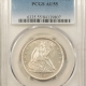 Half Dollars 1873 SEATED LIBERTY HALF DOLLAR WITH ARROWS – NGC AU-50 Half Dollars 1873 SEATED LIBERTY HALF DOLLAR WITH ARROWS – NGC AU-50