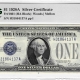 New Store Items 1928-A $1 SILVER CERTIFICATE HA BLOCK WOODS-MELLON FR-1601 PMG GEM UNC 65 EPQ