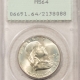 Half Dollars 1946-D WALKING LIBERTY HALF DOLLAR – NGC MS-66+, FRESH GEM!