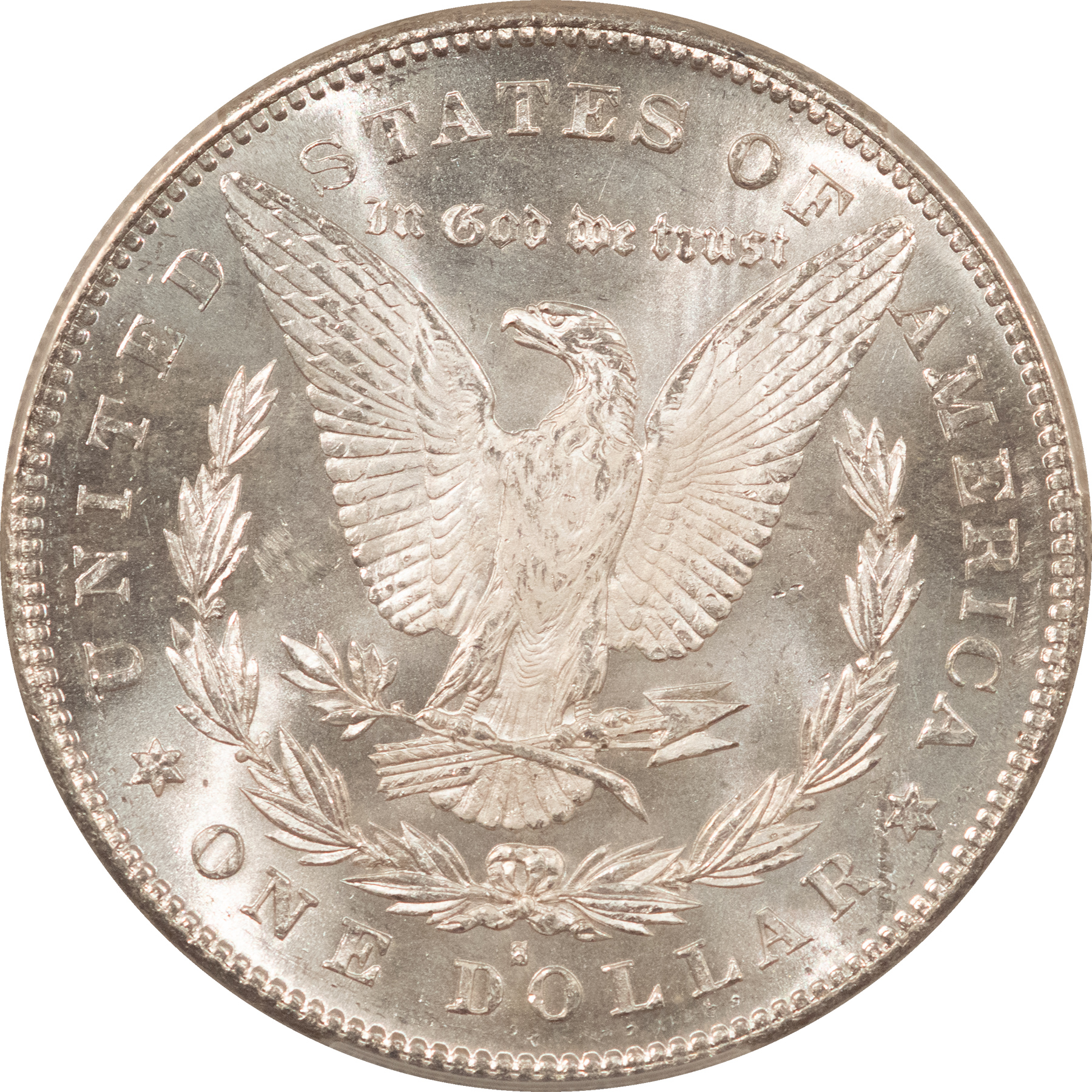 Dollars 1878-S $1 MORGAN DOLLAR – PCGS MS-63, BLAST WHITE! Dollars 1878-S $1 MORGAN DOLLAR – PCGS MS-63, BLAST WHITE!