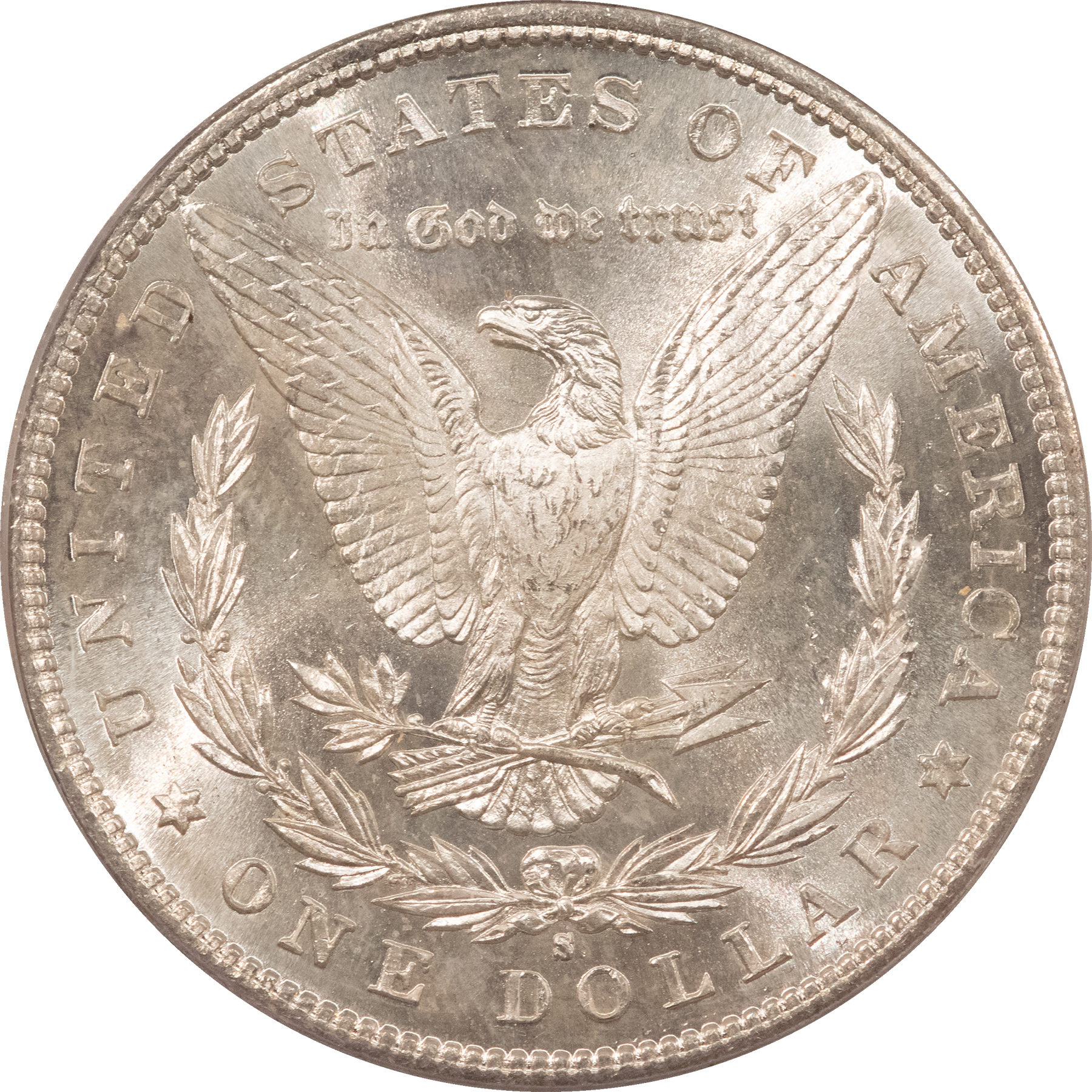 Dollars 1881-S $1 MORGAN DOLLAR – PCGS MS-63, TWO PIECE OLD GREEN HOLDER! BLAST WHITE! Dollars 1881-S $1 MORGAN DOLLAR – PCGS MS-63, TWO PIECE OLD GREEN HOLDER! BLAST WHITE!