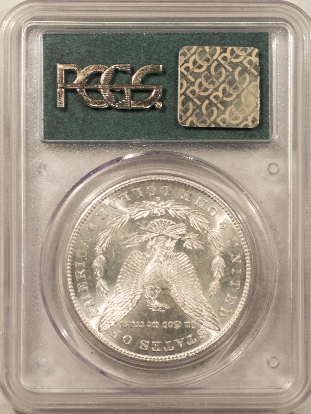 Dollars 1881-S $1 MORGAN DOLLAR – PCGS MS-63, TWO PIECE OLD GREEN HOLDER! BLAST WHITE! Dollars 1881-S $1 MORGAN DOLLAR – PCGS MS-63, TWO PIECE OLD GREEN HOLDER! BLAST WHITE!