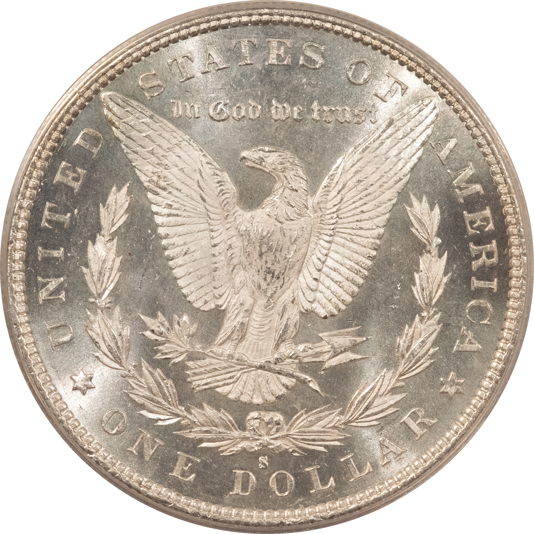 Dollars 1880-S $1 MORGAN DOLLAR – ANACS MS-65 CAMEO PROOFLIKE! Dollars 1880-S $1 MORGAN DOLLAR – ANACS MS-65 CAMEO PROOFLIKE!
