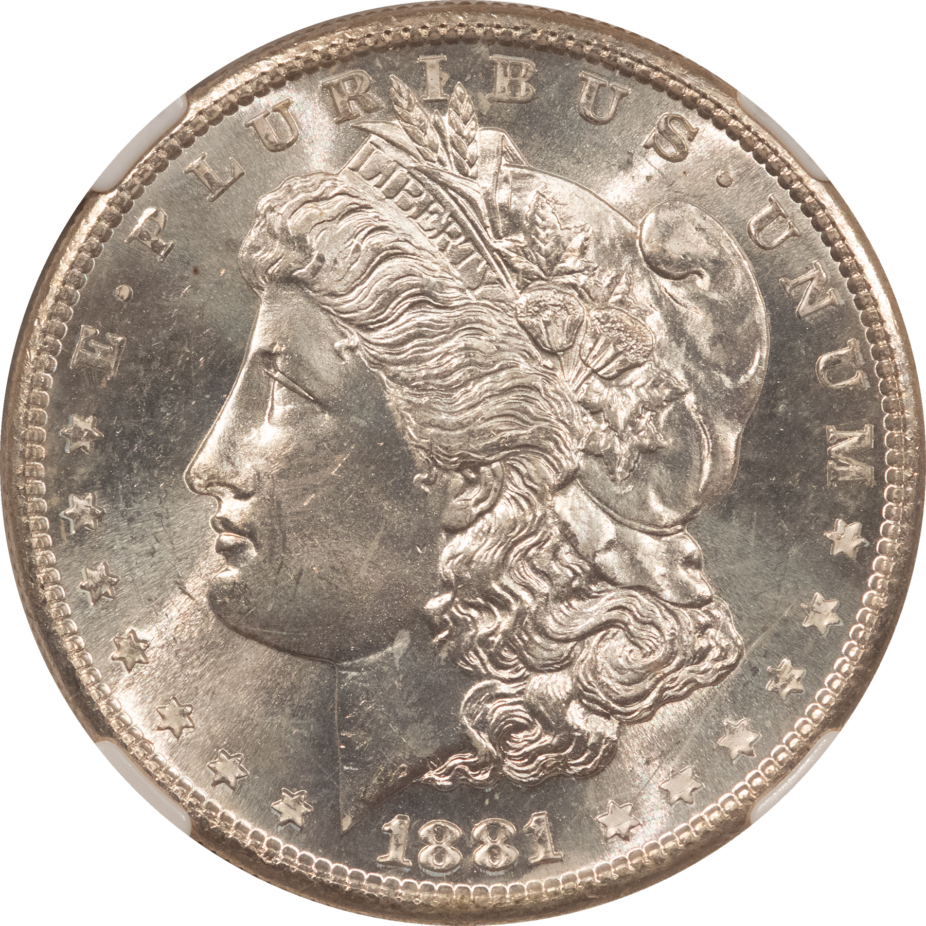 CAC Approved Coins 1881-S $1 MORGAN DOLLAR NGC MS-65 BLAST WHITE, PREMIUM QUALITY GEM CAC APPROVED! CAC Approved Coins 1881-S $1 MORGAN DOLLAR NGC MS-65 BLAST WHITE, PREMIUM QUALITY GEM CAC APPROVED!