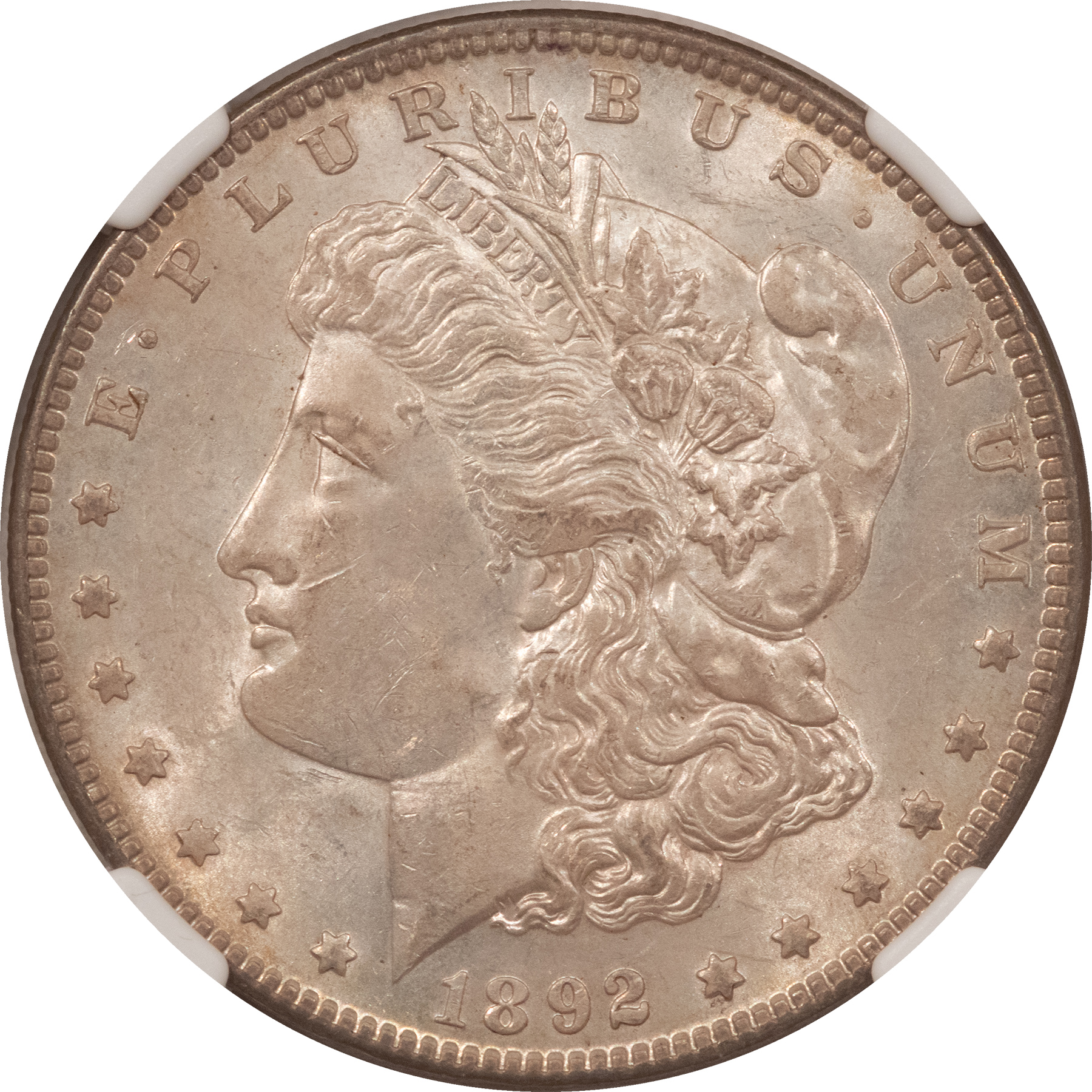 Dollars 1892 $1 MORGAN DOLLAR – NGC AU-58 Dollars 1892 $1 MORGAN DOLLAR – NGC AU-58