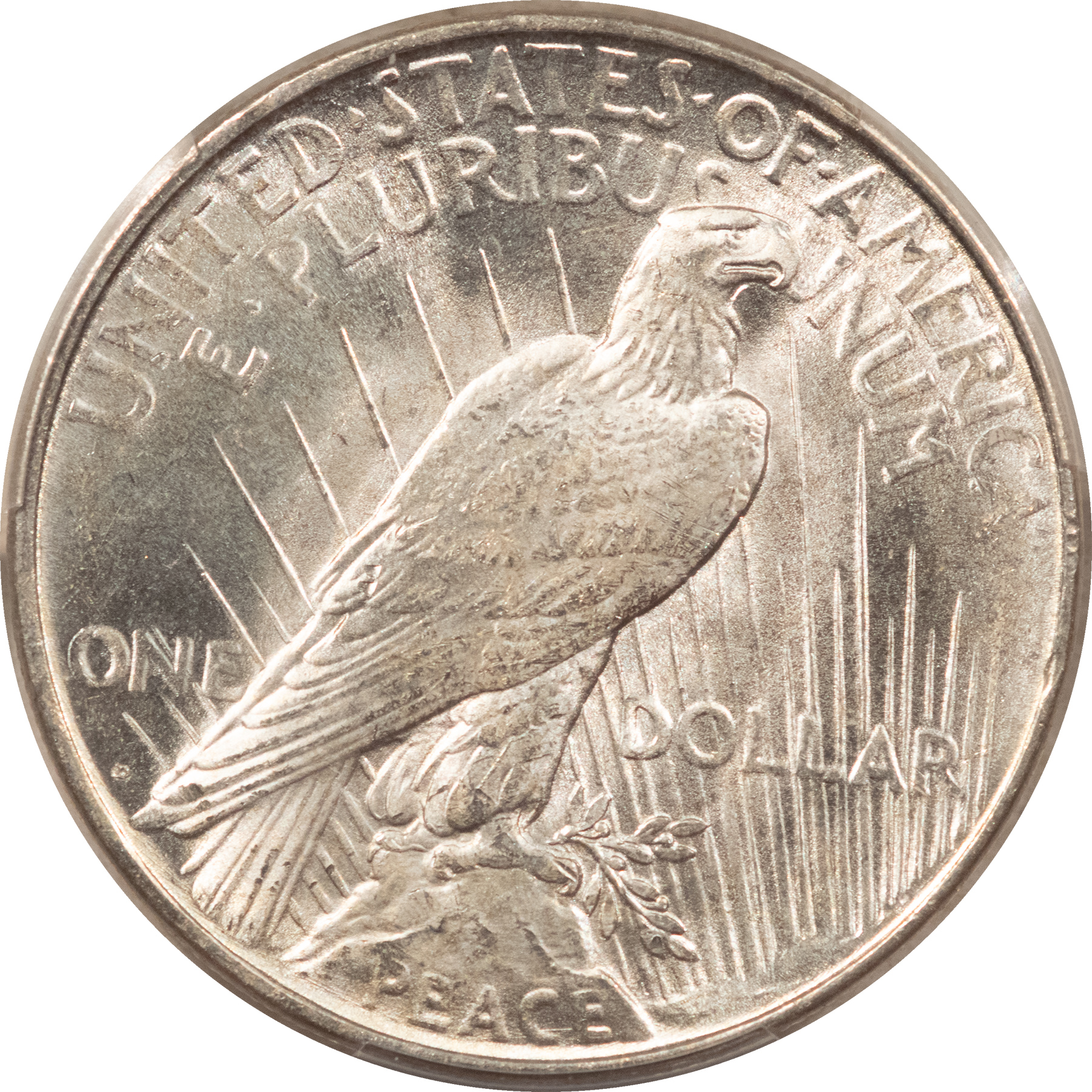 Dollars 1922-D $1 PEACE DOLLAR – PCGS MS-64, BLAST WHITE! Dollars 1922-D $1 PEACE DOLLAR – PCGS MS-64, BLAST WHITE!