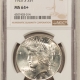 Dollars 1924-S $1 PEACE DOLLAR – NGC MS-64, WHITE WITH GREAT LUSTER! Dollars 1924-S $1 PEACE DOLLAR – NGC MS-64, WHITE WITH GREAT LUSTER!