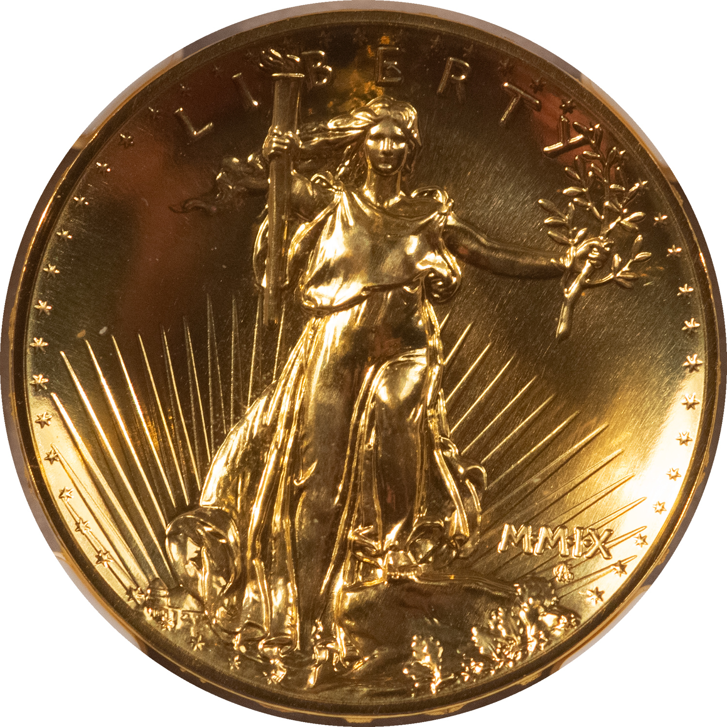 American Gold Eagles, Buffaloes, & Liberty Series 2009 $20 1 OZ ULTRA HIGH RELIEF AMERICAN GOLD EAGLE NGC MS-70 PL MERCANTI SIGNED American Gold Eagles, Buffaloes, & Liberty Series 2009 $20 1 OZ ULTRA HIGH RELIEF AMERICAN GOLD EAGLE NGC MS-70 PL MERCANTI SIGNED
