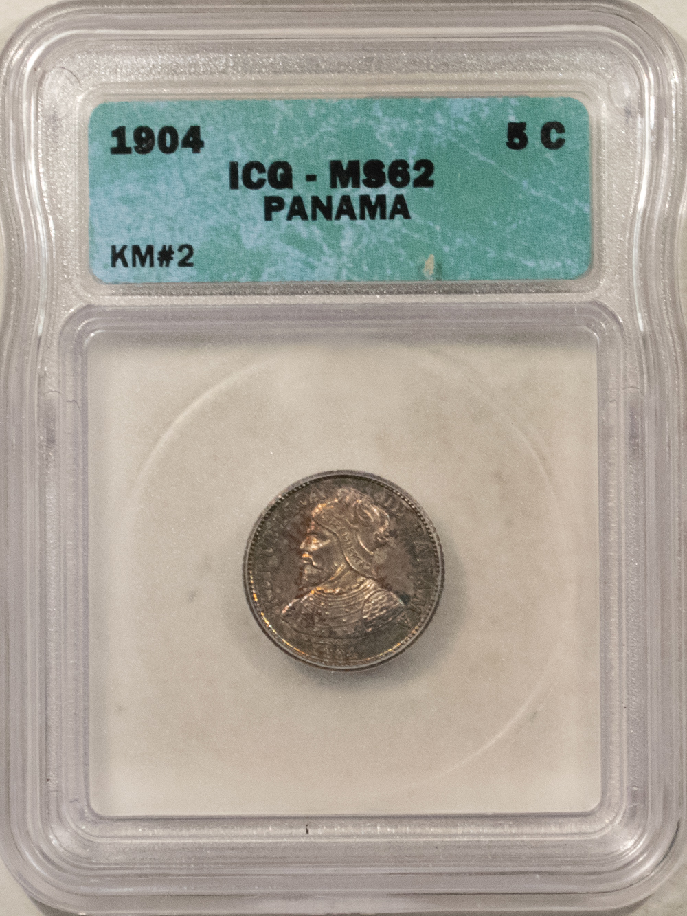 New Certified Coins 1904 PANAMA 5 CENTESIMOS, KM#2 – ICG MS-62, GORGEOUS! New Certified Coins 1904 PANAMA 5 CENTESIMOS, KM#2 – ICG MS-62, GORGEOUS!