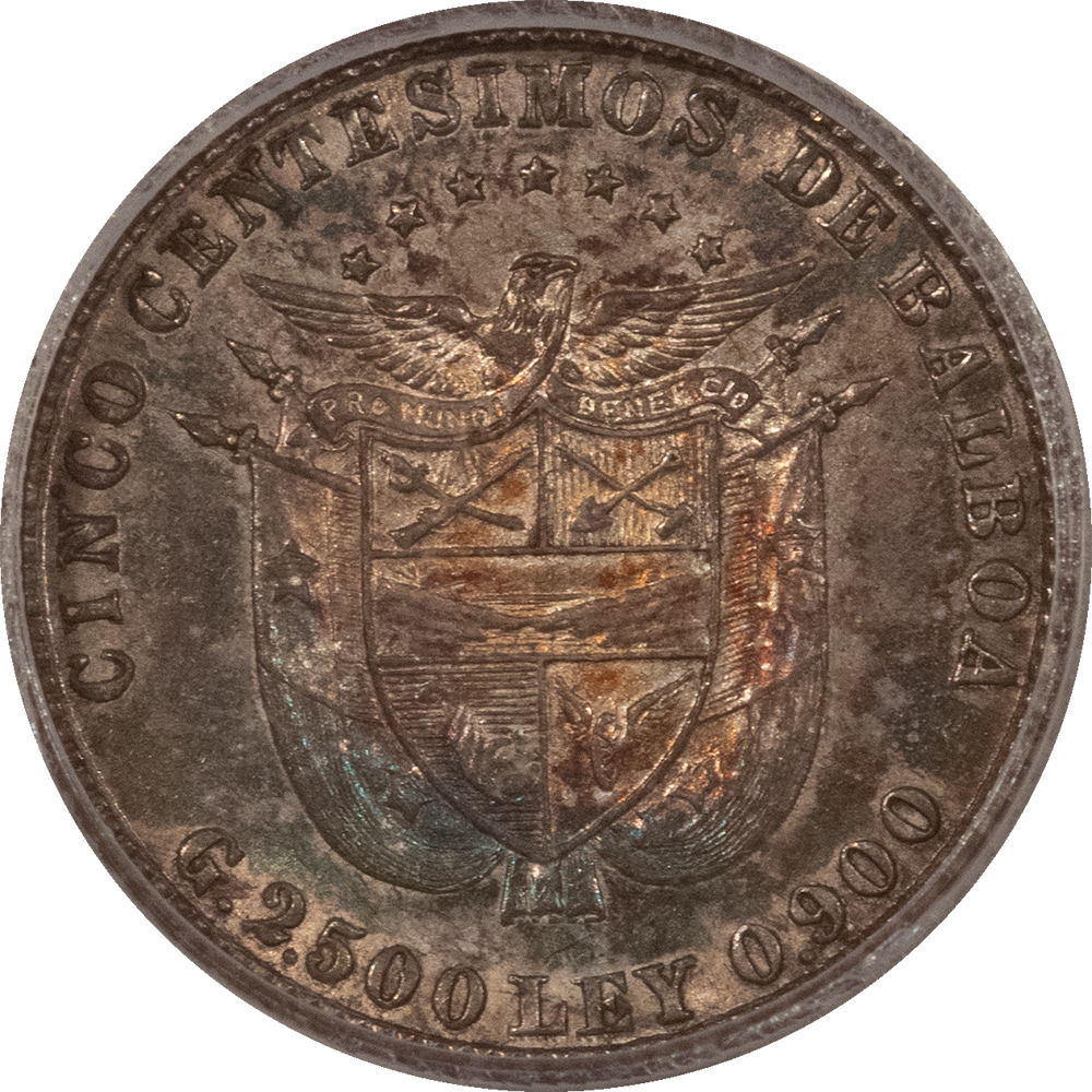 New Certified Coins 1904 PANAMA 5 CENTESIMOS, KM#2 – ICG MS-62, GORGEOUS! New Certified Coins 1904 PANAMA 5 CENTESIMOS, KM#2 – ICG MS-62, GORGEOUS!