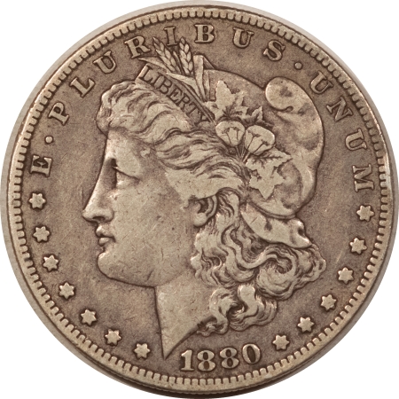 Dollars 1880-O $1 MORGAN DOLLAR 8/7 – PLEASING CIRCULATED EXAMPLE PERFECT W/ VF+ DETAIL!