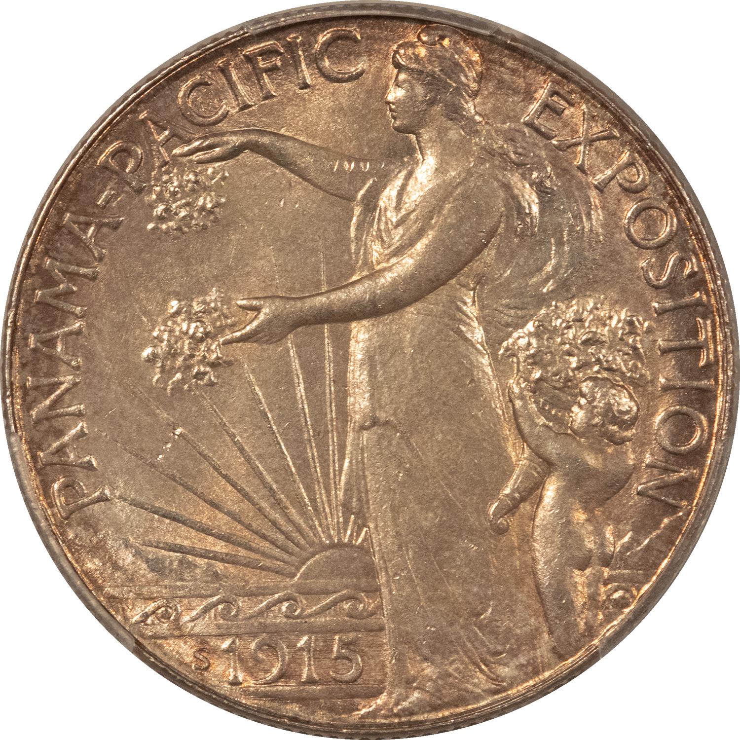 Early Commems 1915-S PANAMA-PACIFIC COMMEMORATIVE HALF DOLLAR – PCGS MS-64, FRESH & PQ! Early Commems 1915-S PANAMA-PACIFIC COMMEMORATIVE HALF DOLLAR – PCGS MS-64, FRESH & PQ!