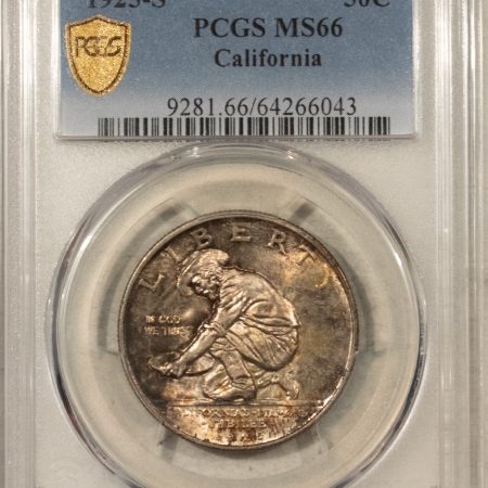 Early Commems 1925-S CALIFORNIA COMMEMORATIVE HALF DOLLAR – PCGS MS-66 PRETTY ORIGINAL