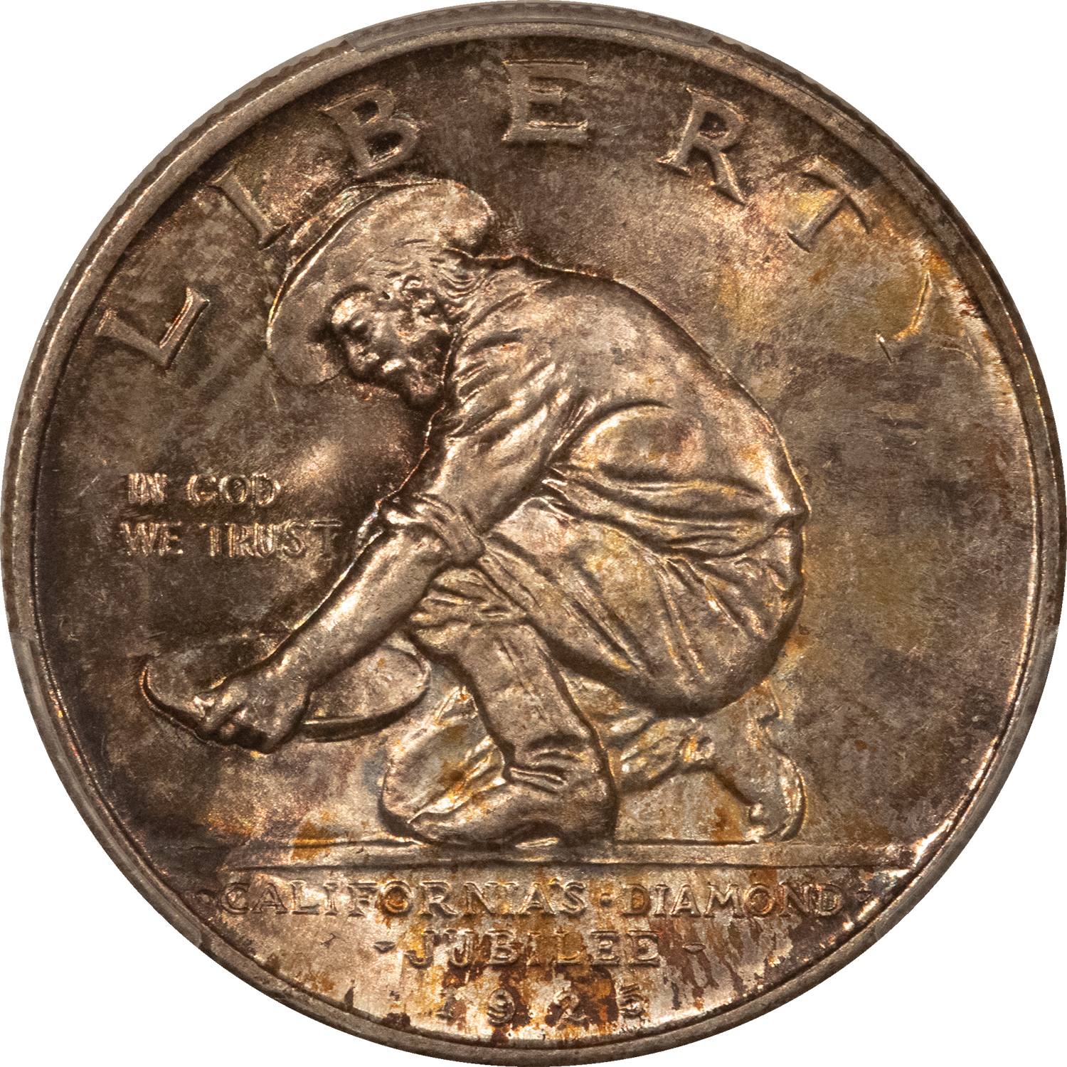 Early Commems 1925-S CALIFORNIA COMMEMORATIVE HALF DOLLAR – PCGS MS-66 PRETTY ORIGINAL Early Commems 1925-S CALIFORNIA COMMEMORATIVE HALF DOLLAR – PCGS MS-66 PRETTY ORIGINAL