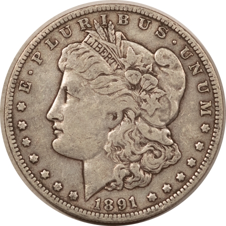 Dollars 1891-O $1 MORGAN DOLLAR – PLEASING CIRCULATED EXAMPLE! PERFECT!