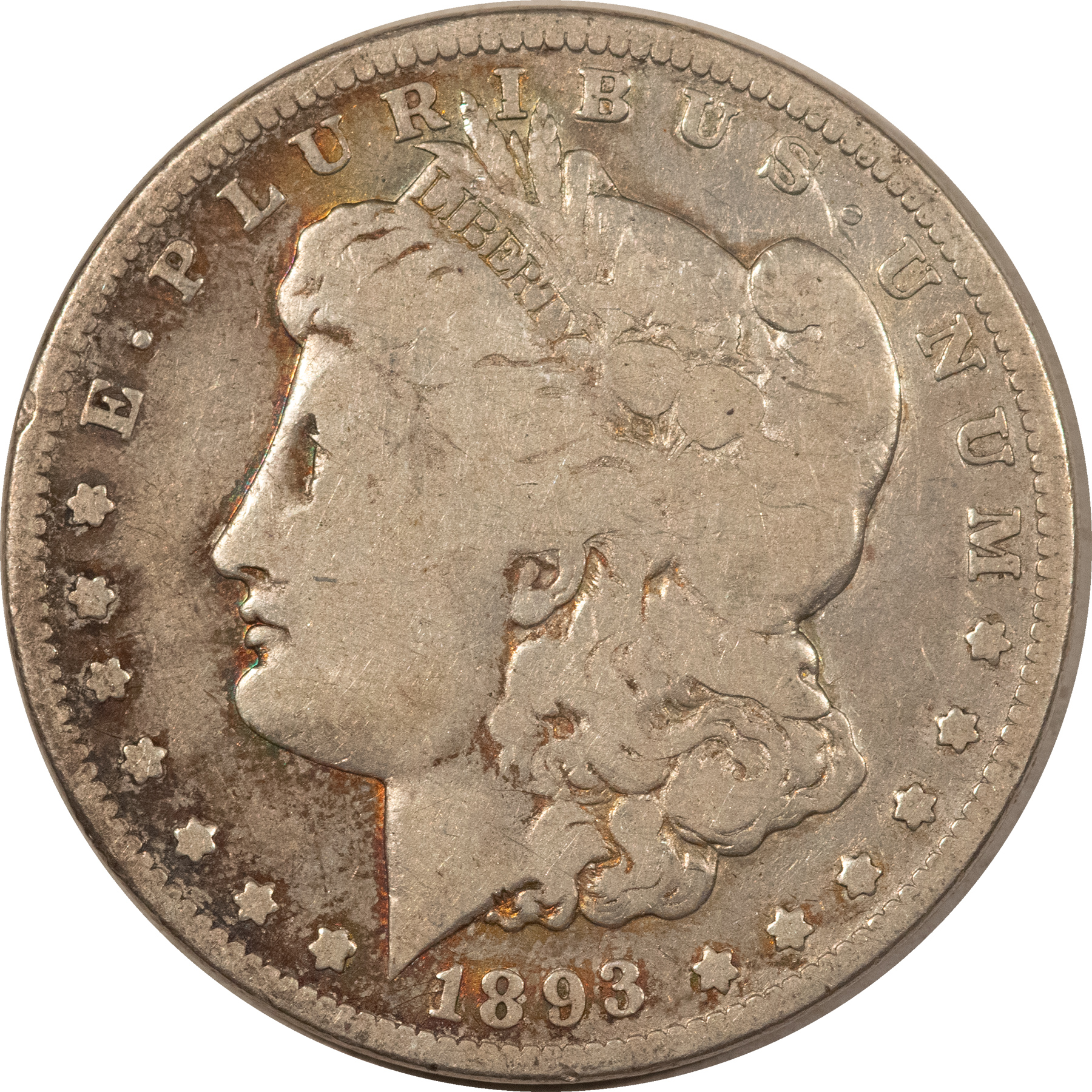 Dollars 1893 $1 MORGAN DOLLAR – CIRCULATED! Dollars 1893 $1 MORGAN DOLLAR – CIRCULATED!