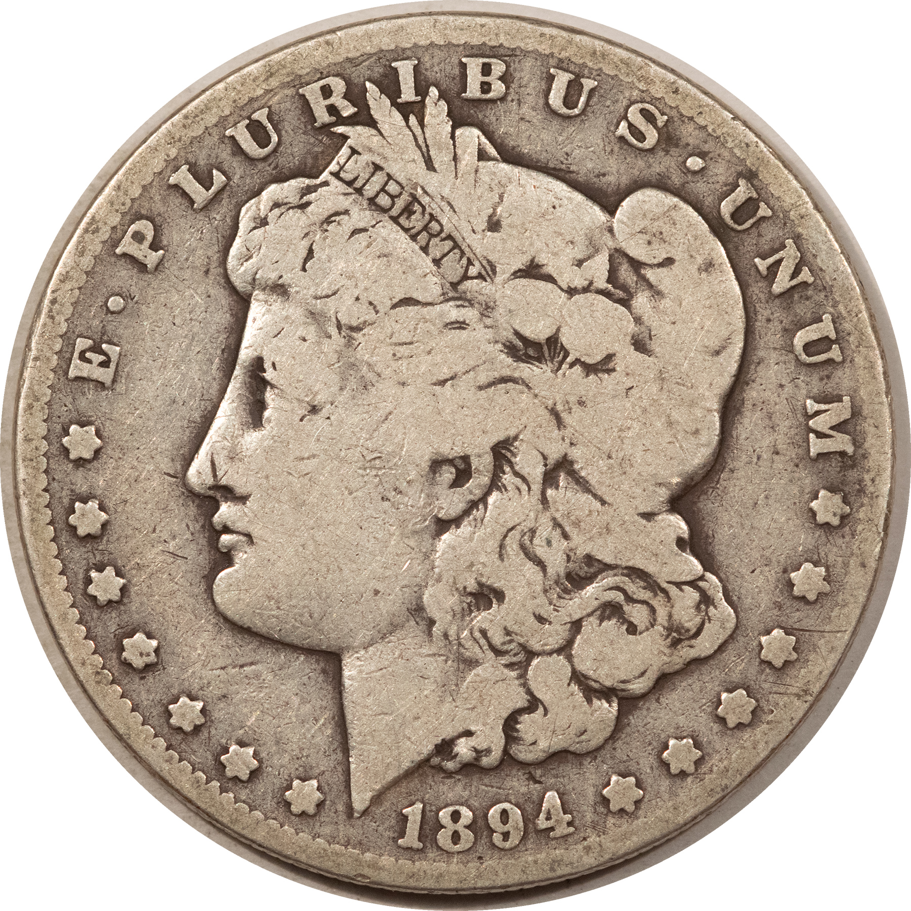 Dollars 1894-O $1 MORGAN DOLLAR – PLEASING CIRCULATED EXAMPLE! Dollars 1894-O $1 MORGAN DOLLAR – PLEASING CIRCULATED EXAMPLE!