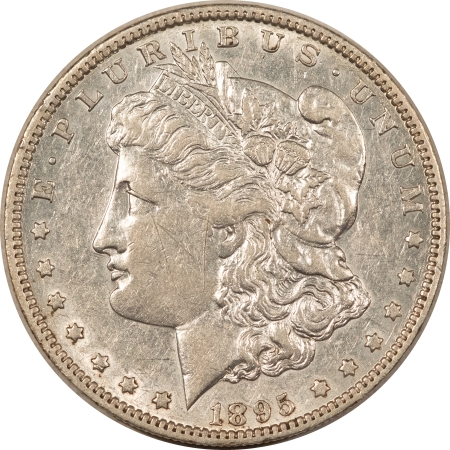 Dollars 1895-O $1 MORGAN DOLLAR – AU DETAIL, LIGHT OLD OBVERSE SCRATCHES!