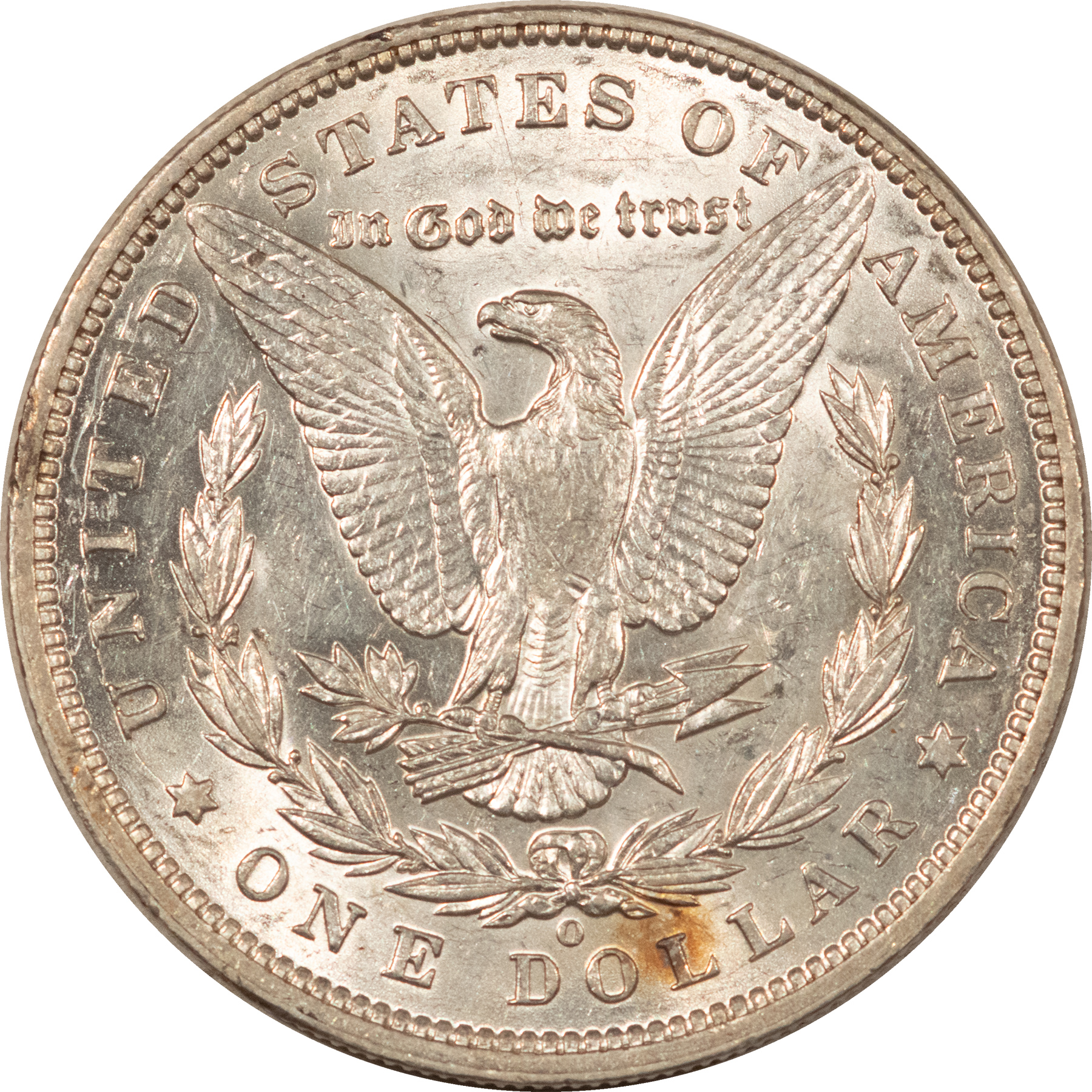 Dollars 1896-O $1 MORGAN DOLLAR – HIGH GRADE EXAMPLE! OLD MARK ON CHEEK, LUSTROUS! Dollars 1896-O $1 MORGAN DOLLAR – HIGH GRADE EXAMPLE! OLD MARK ON CHEEK, LUSTROUS!