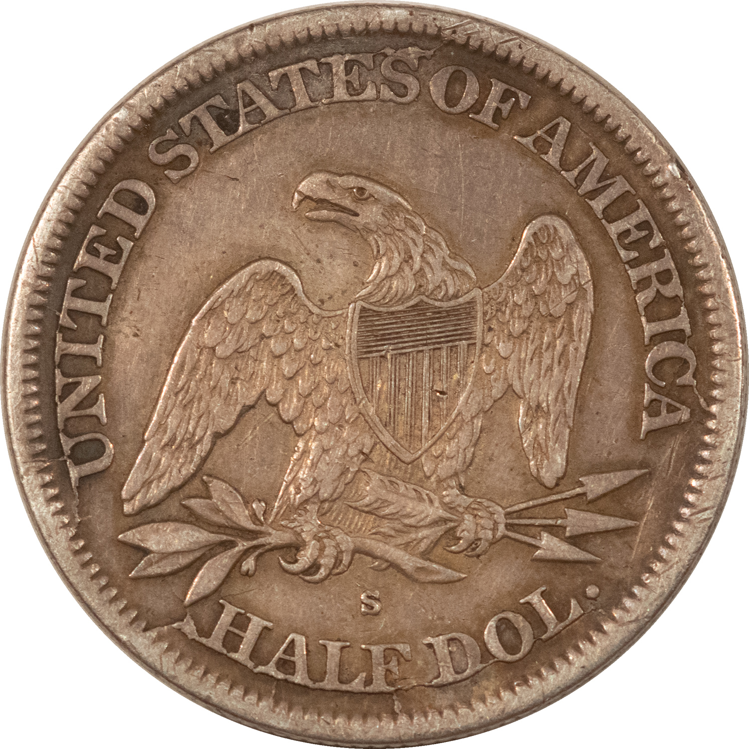 Half Dollars 1865-S SEATED LIBERTY HALF DOLLAR – HIGH GRADE EXAMPLE! Half Dollars 1865-S SEATED LIBERTY HALF DOLLAR – HIGH GRADE EXAMPLE!