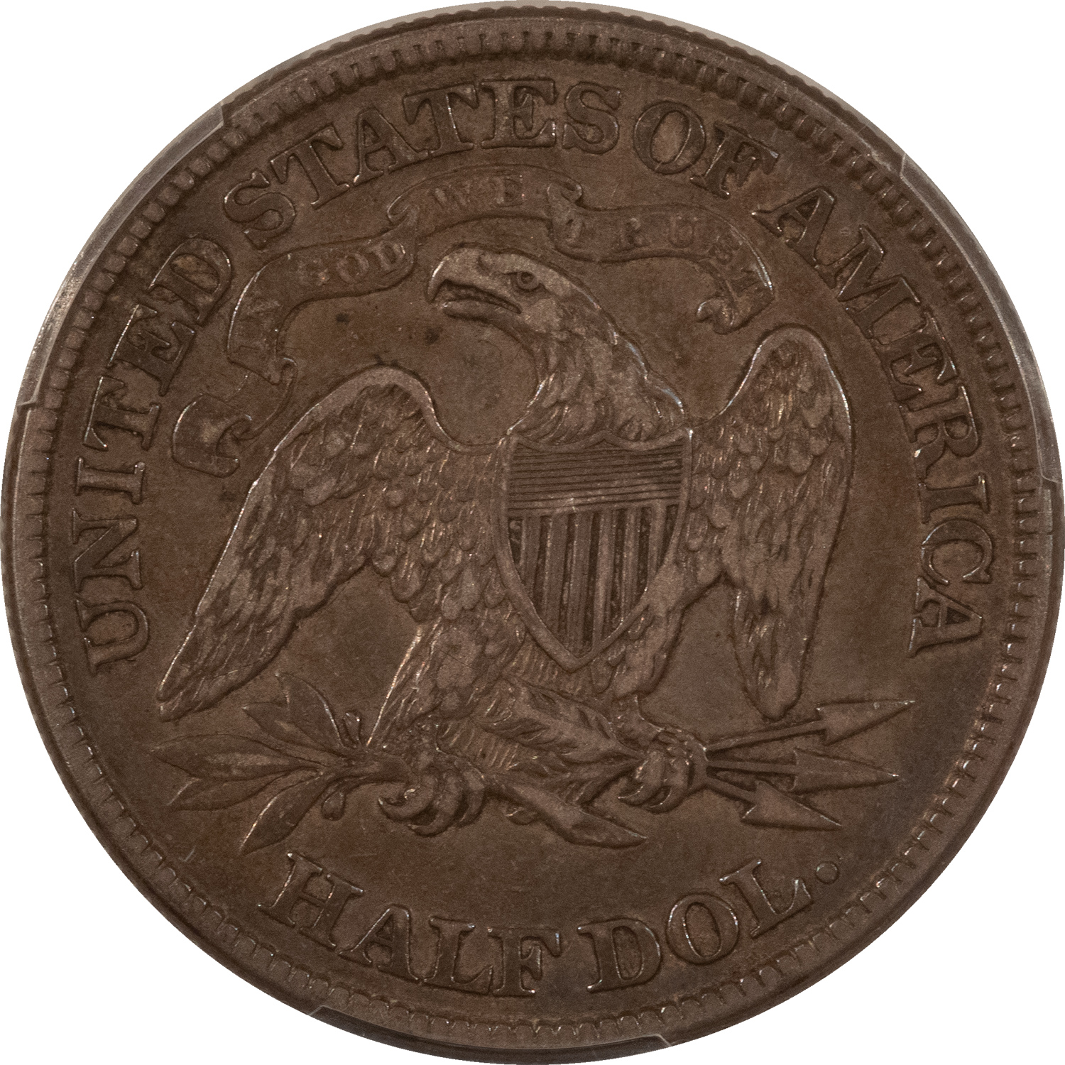 Half Dollars 1869 SEATED LIBERTY HALF DOLLAR – PCGS VF-30, SUPER ORIGINAL! Half Dollars 1869 SEATED LIBERTY HALF DOLLAR – PCGS VF-30, SUPER ORIGINAL!
