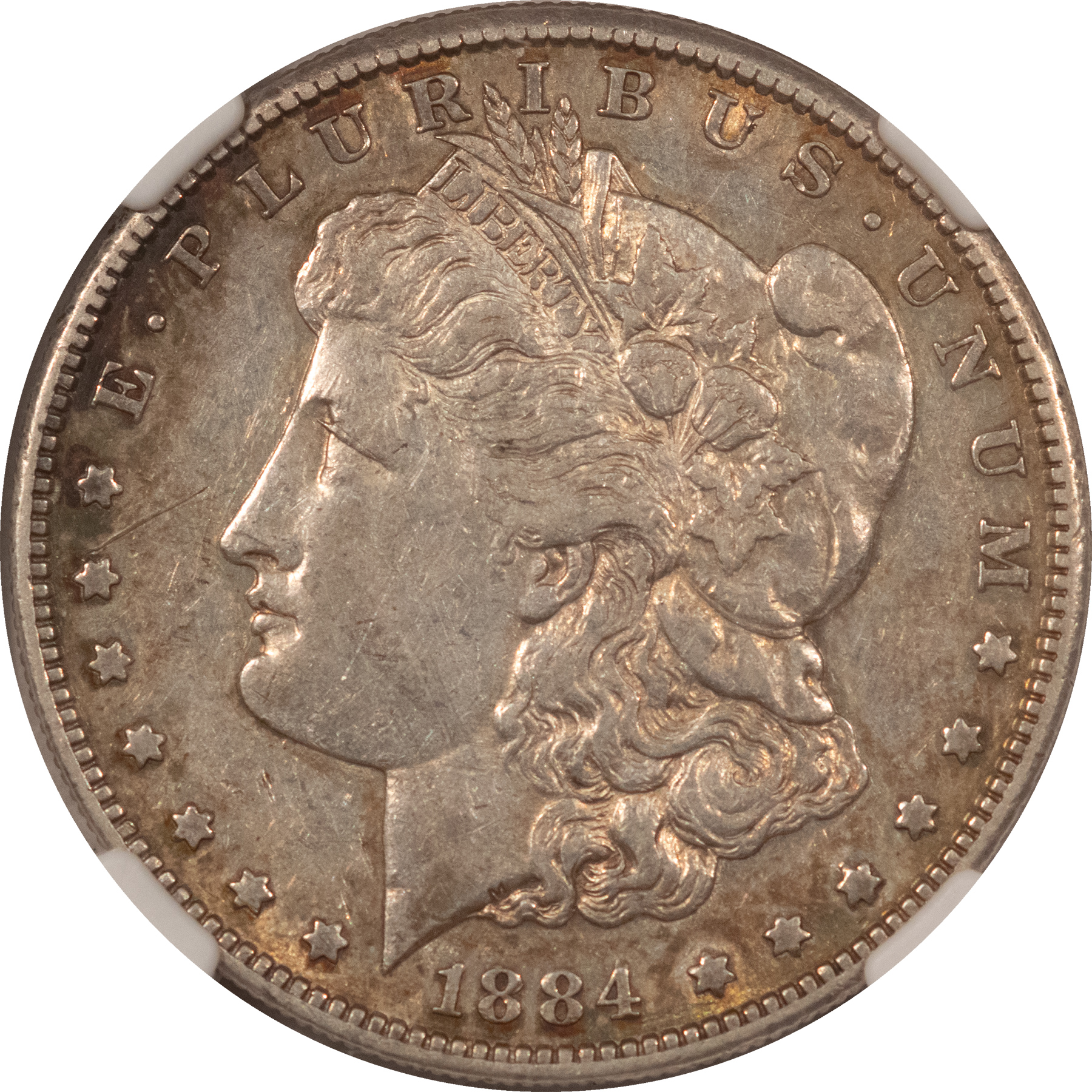 Dollars 1884-S $1 MORGAN DOLLAR – NGC AU-53 Dollars 1884-S $1 MORGAN DOLLAR – NGC AU-53