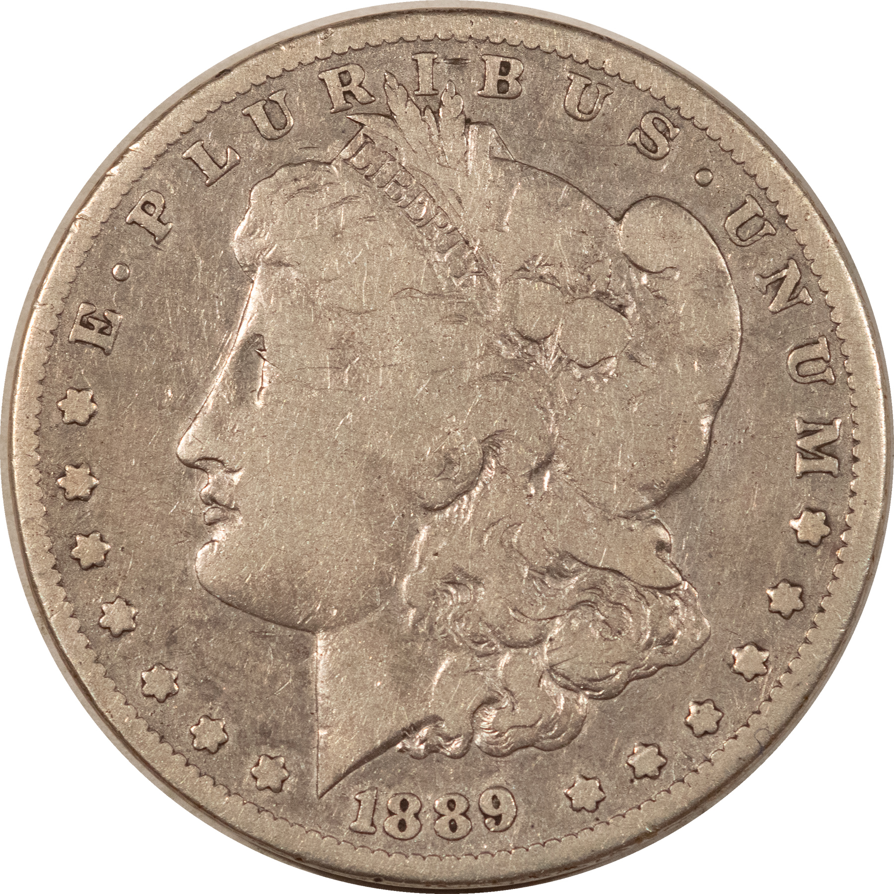 Dollars 1889-CC $1 MORGAN DOLLAR – CIRCULATED, KEY-DATE, CARSON CITY! Dollars 1889-CC $1 MORGAN DOLLAR – CIRCULATED, KEY-DATE, CARSON CITY!