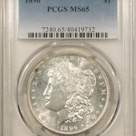 Dollars 1896 $1 MORGAN DOLLAR – PCGS MS-65