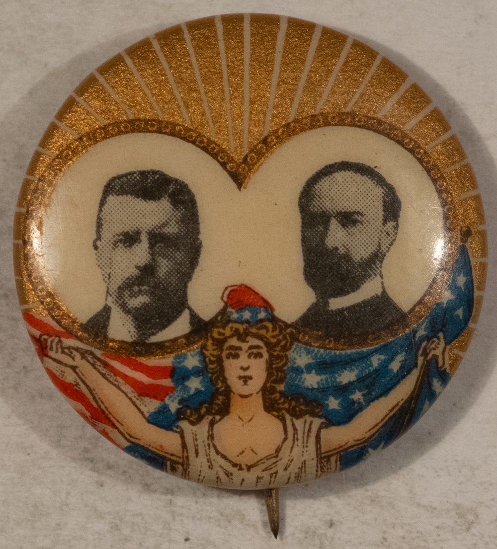 New Store Items 1904 ROOSEVELT-FAIRBANKS 7/8″ CELLULOID MISS LIBERTY JUGATE BUTTON, GRAPHIC/MINT New Store Items 1904 ROOSEVELT-FAIRBANKS 7/8″ CELLULOID MISS LIBERTY JUGATE BUTTON, GRAPHIC/MINT