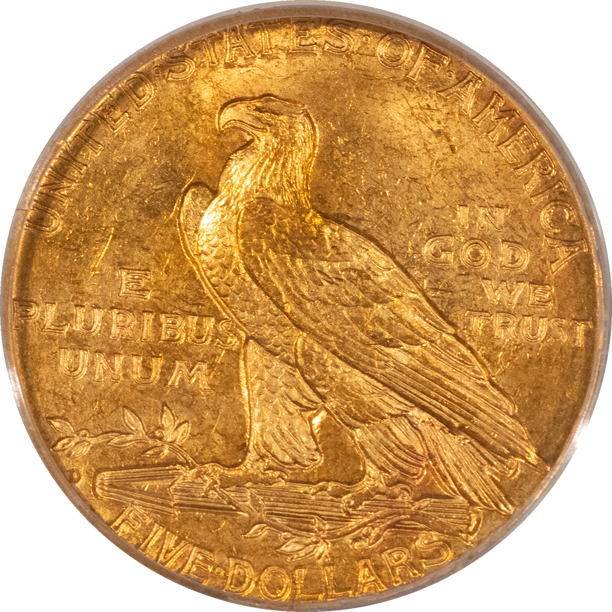 $5 1908-D $5 INDIAN HEAD GOLD HALF EAGLE – PCGS MS-64 FLASHY, LUSTROUS, UNDERRATED! $5 1908-D $5 INDIAN HEAD GOLD HALF EAGLE – PCGS MS-64 FLASHY, LUSTROUS, UNDERRATED!