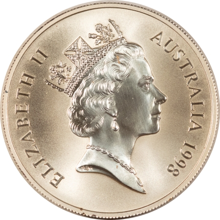 Bullion 1998 AUSTRALIA $1 1 OZ SILVER KANGAROO – PROOF-LIKE BRILLIANT UNCIRCULATED!
