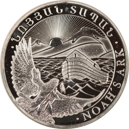 Bullion 2014 ARMENIA 500 DRAMS NOAH’S ARK 1 OZ SILVER – PROOF-LIKE BRILLIANT UNCIRC!